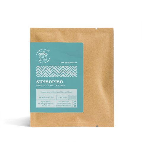 Le café corsé d'Afrique et d'Asie : le sachet de café filtre Sipisopiso